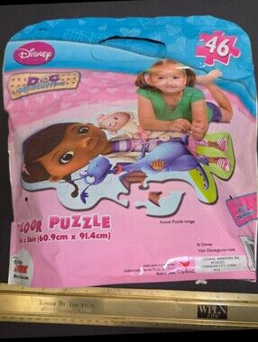 Disney Doc McStuffins Pink & Blue 46-Piece Floor Puzzle